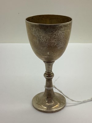 Lot 8 - Wang Hing; A Chinese Small Goblet, stamped...