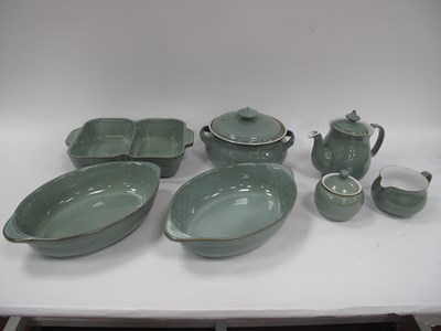 Lot 1265 - Denby “Regency Green” pattern tea and...