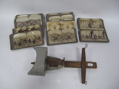 Lot 537 - Stereoscope Viewer and Cards by Underwood &...