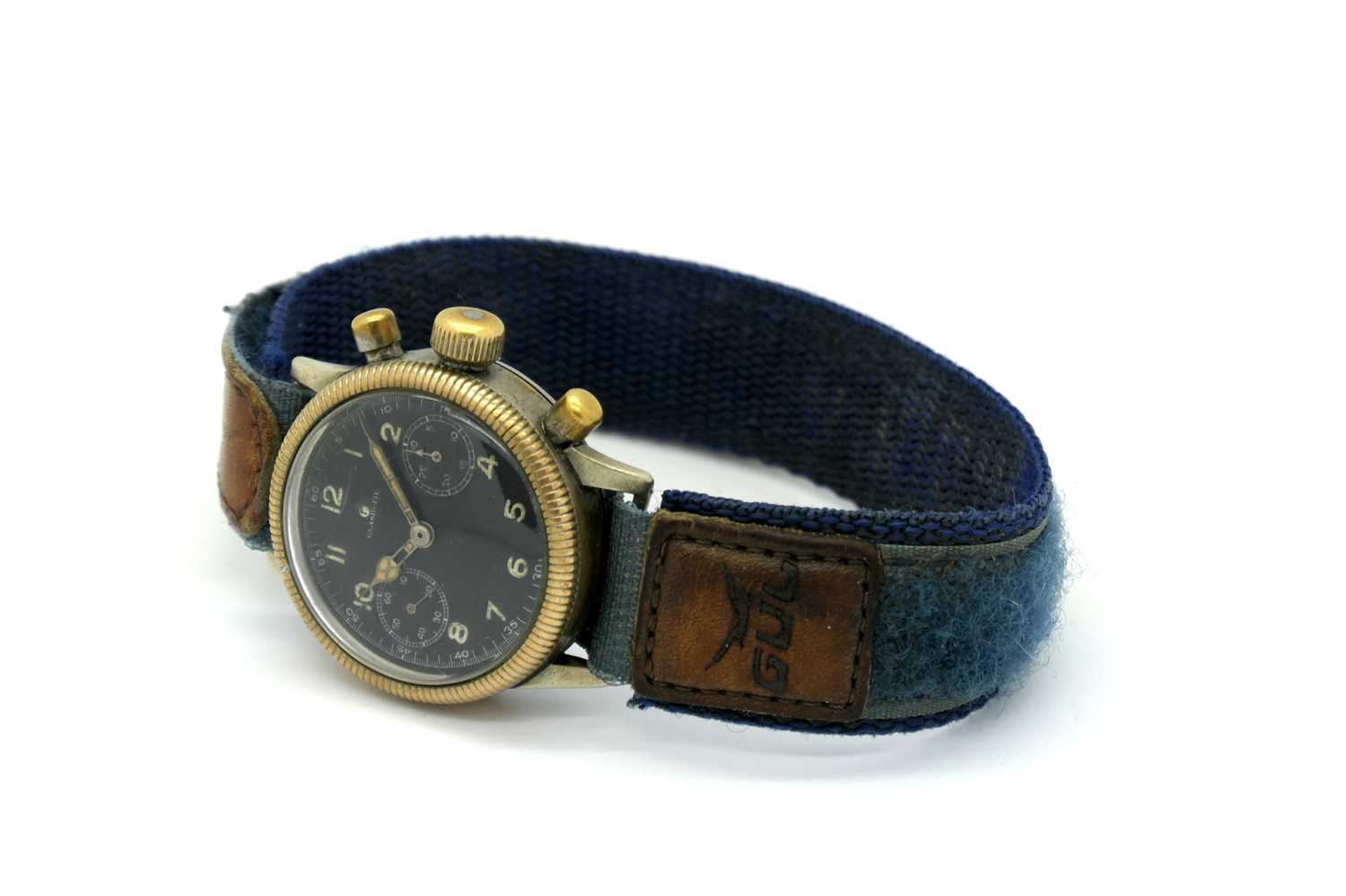 Lot 597 - WWII German Luftwaffe Pilots Chronograph...