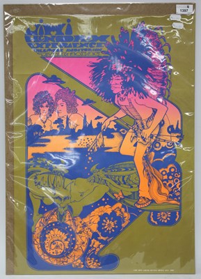 Lot 1397 - Psychedelic Poster Jimi Hendrix Experience,...