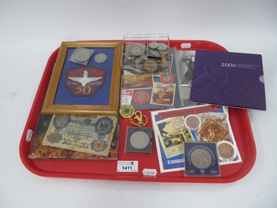 Lot 1411 - Coins to include The Hostory of the Royal Air...