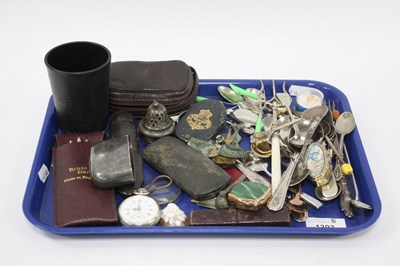 Lot 1393 - Hallmarked Silver blade penknife with mother...