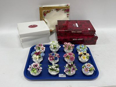 Lot 1291 - Royal Albert Flower of The Month Ceramic...