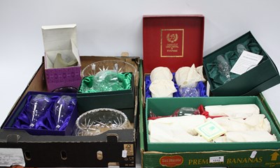 Lot 1312 - Boxed Glassware, including Derry, Bond,...