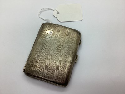 Lot 5 - A Hallmarked Silver Cigarette Case, John Rose,...