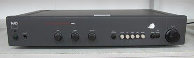 Lot 428 - NAD Manitor 1000 Stereo Preamplifier, (untested).