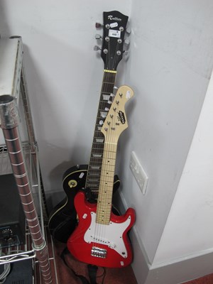 Lot 448 - Rockburn Les Paul Copy, Rockstar Junior Strat...
