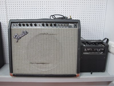 Lot 411 - Fender Deluxe 112 Guitar Amp, Vox DAS practice...