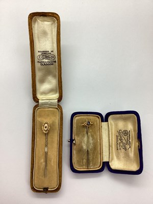 Lot 88 - An Antique Stafford Knot Stick Pin, with...