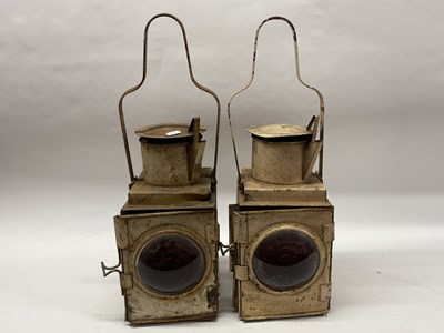 Lot 310 - Railwayana - A pair of original British...