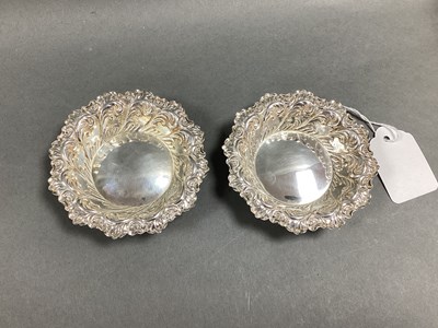 Lot 4 - A Pair of Hallmarked Silver Trinket / Pin...