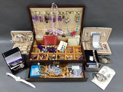 Lot 229 - A Collection of Assorted Costume Earrings,...