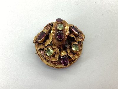Lot 130 - A Decorative Antique Brooch, of circular form,...