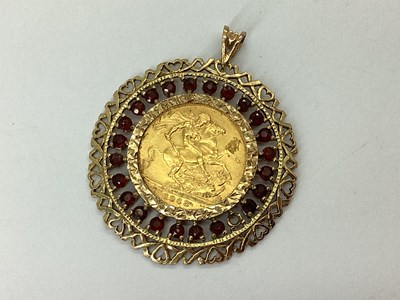 Lot 239 - A Queen Elizabeth II Sovereign Pendant, 1968,...