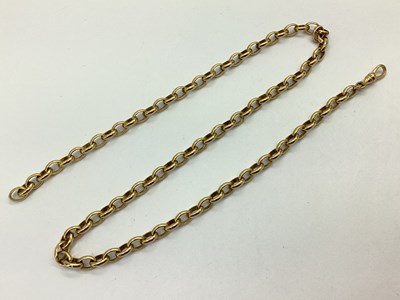 Lot 101 - An Oval Belcher Link Chain, of uniform design...