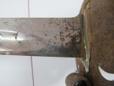 Lot 786 - Victorian British Army Sword with curved...
