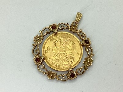 Lot 238 - A Queen Elizabeth II Sovereign Pendant, 1968,...
