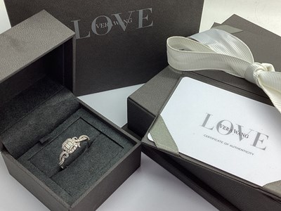 Lot 221 - Vera Wang Love; A Modern 18ct White Gold...