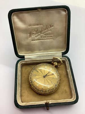 Lot 254 - An Early XIX Century 18ct Gold Cased Openface...