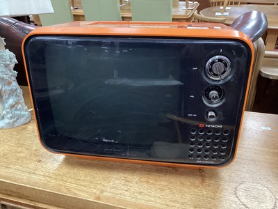 Lot 1485 - Hitachi Solid State F-546-311 Portable TV,...