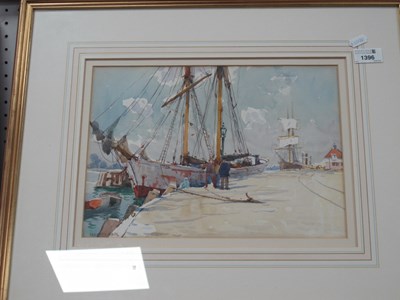 Lot 1396 - Ernest Dade (1864 - 1934) Clipper Ships at...