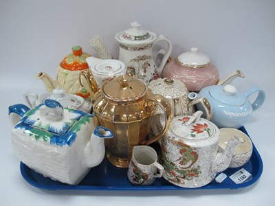 Lot 1193 - Pottery Teapots - Adams, Sadler, Figgjo Flint,...