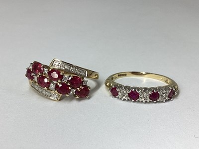 Lot 33 - QVC; A 9ct Gold Stone Set Dress Ring, of...