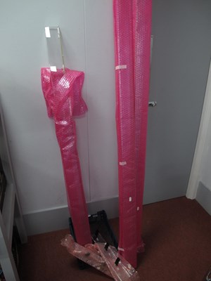 Lot 346 - Three HO/OO train safe tubes and fixing mounts,...