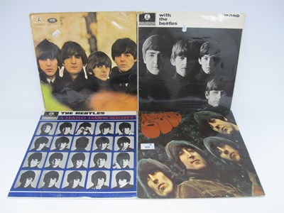 Lot 656 - Beatles Beatles LPs, four original black and...