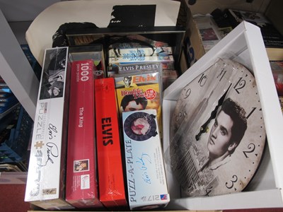 Lot 588 - Elvis Presley Memorabilia, unopened jigsaw...