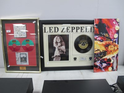 Lot 552 - Led Zeppelin Artwork, a montage by Pic-A-Disc...