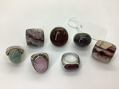Lot 125 - A Collection of Chunky "925" and Other...