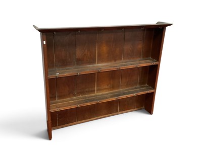 Lot 1492 - XIX Century Oak Dresser Rack, with a panelled...
