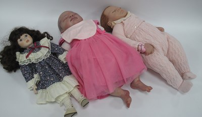 Lot 1289 - Tina Kew Reborn Doll, 50cm, Linda Webb 'Emily'...