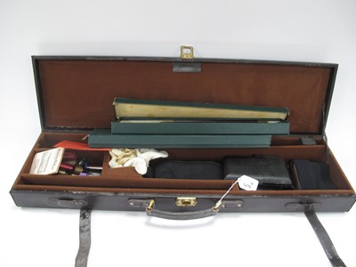 Lot 1270 - Gunmarit Leather Fitted Gun Case, Pendleton...