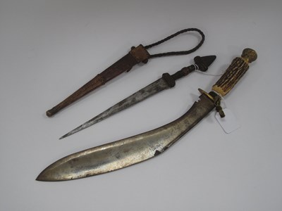 Lot 1240 - Late XIX Century Poss. Sudanese Dagger with...