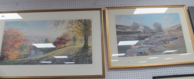Lot 1392 - Rex Preston Autumn at Chatsworth, limited...