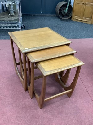 Lot 1495 - G-Plan 'Fresco' Teak Nest of Tables, 50cm wide.