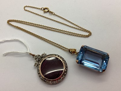 Lot 94 - A XIX Century Style Circular Locket Pendant,...
