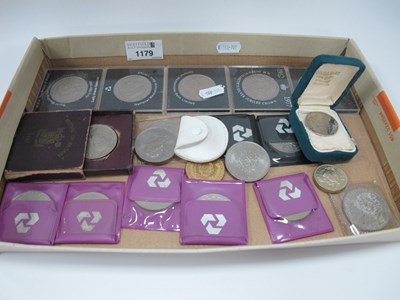 Lot 1179 - 1899 Silvered Penny. 17 crown commemorative...