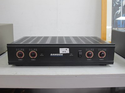 Lot 413 - Samson Servo 4060 Quad 60 Watt Amplifier,...