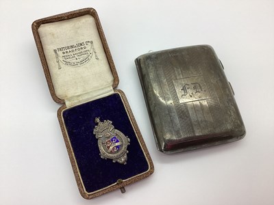 Lot 6 - A Hallmarked Silver Cigarette Case, with...