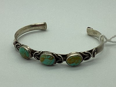 Lot 57 - Running Bear Navajo Native American Turquoise...