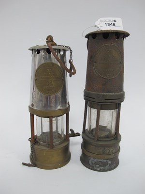 Lot 1348 - Miners Lamps - Eccles, Projector Lamp and...