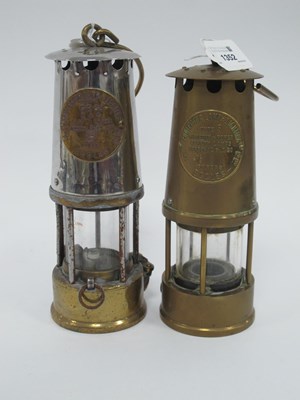 Lot 1352 - Miners Lamps - Eccles, Projector Lamp and...
