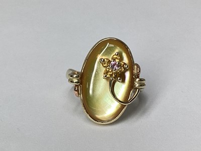 Lot 17 - QVC; A Decorative 9ct Gold Oval Dress Ring,...