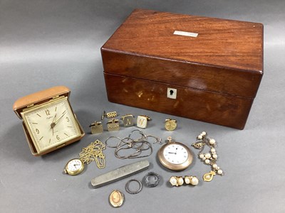 Lot 220 - Waltham USA; A Gold Plated Cased Openface...