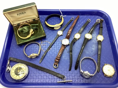 Lot 157 - Emka Vintage Ladies Bangle Watch, in original...