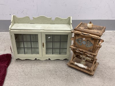 Lot 1454 - Continental Hardwood Folk Art Keepsake Chest,...
